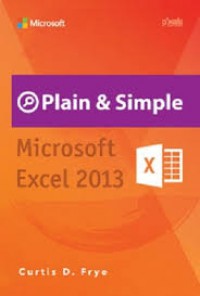 Microsoft Excel 2013 Plain & simple